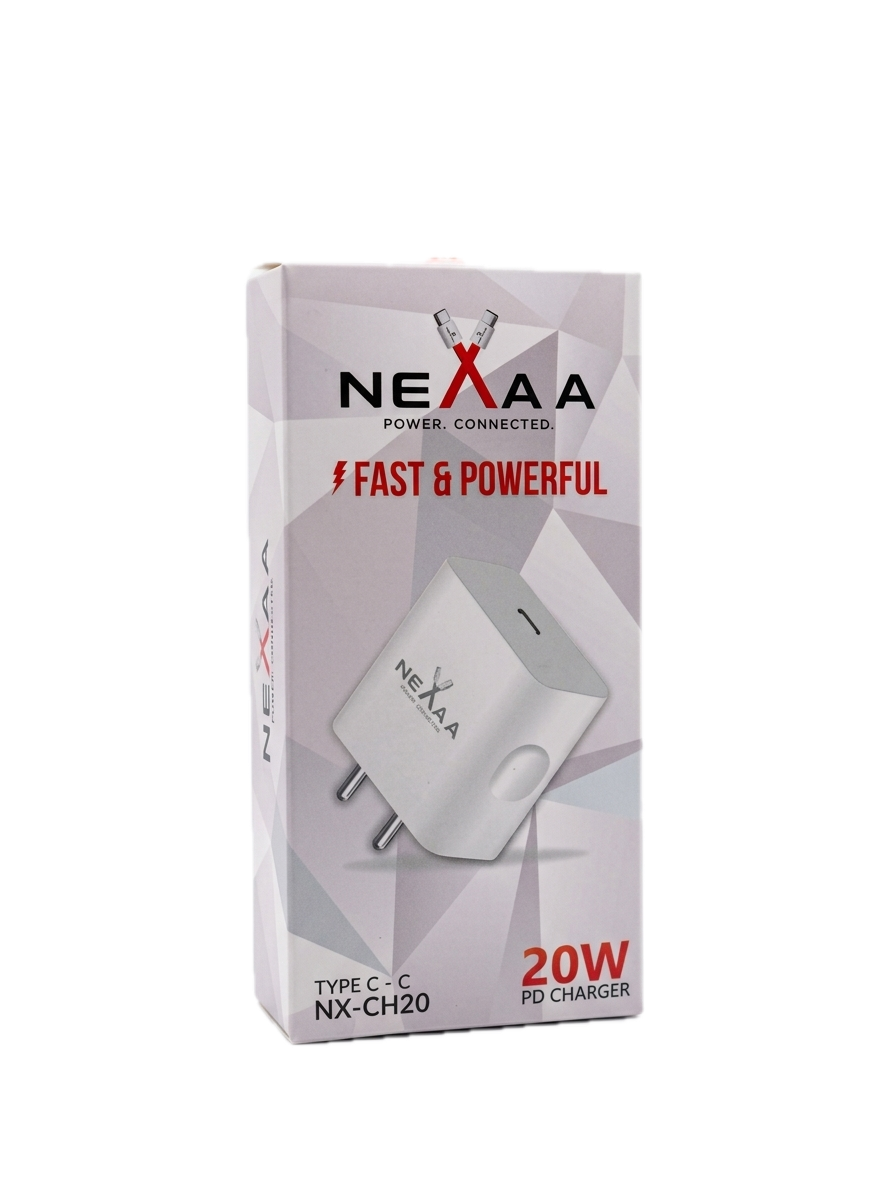 20W PD Fast Charger – Type-C to Type-C-NX-CH20