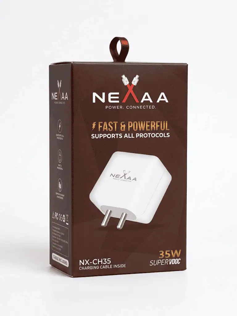 35W SuperVOOC Fast Charging Adapter with Charging Cable-NX-CH35